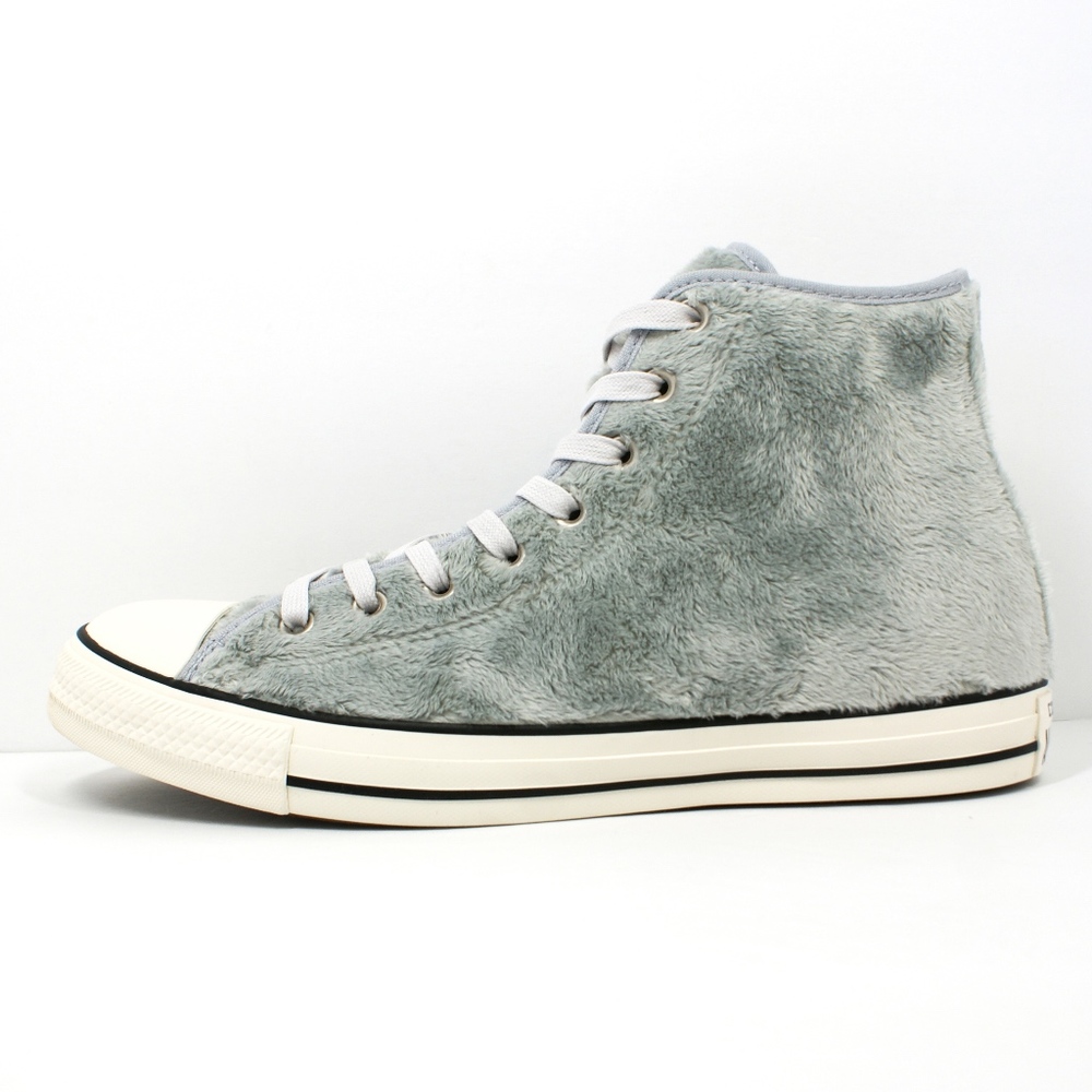 Converse Hi Top Sneaker Girly Gray Fur🐰 SALE NEW! - Picture 3 of 6